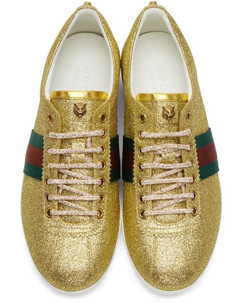 gucci bambi glitter sneakers high top|bambi web men's shoes.